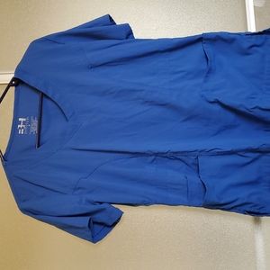 ROYAL BLUE SCRUBS TOP